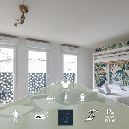 *Disneyland-Paris* 5Pers Wifi, Parking, Netflix Montévrain Dış mekan fotoğraf
